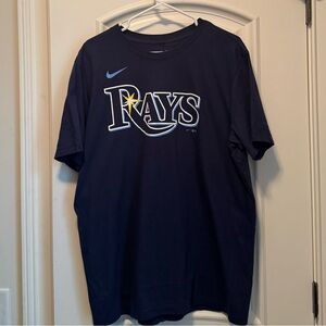 Tampa Bay Rays Navy Nike Short Sleeve T-Shirt NWT